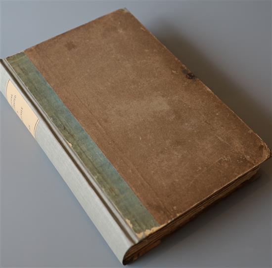 Kinsey, William Morgan - Portugal Illustrated in a Series of Letters, 1st edition, 8vo, rebacked drab boards,